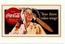 18. 1990 Your thirst takes wings - frorm the archives of the Coca-Cola Company PC15 -10.8x15.3cm (Small)